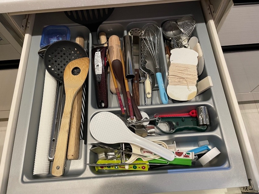 キッチンの片付け