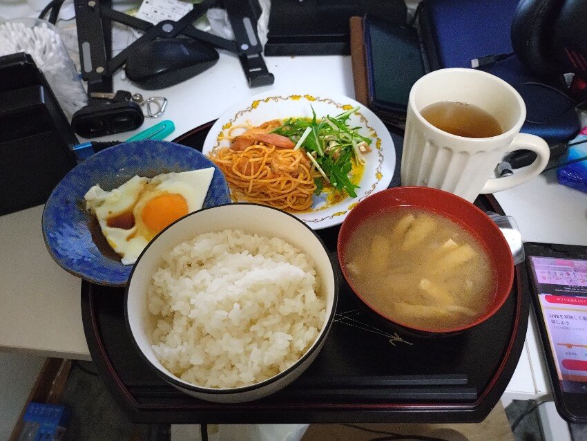 本日の朝飯