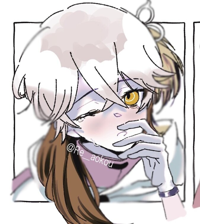 【白髪×性別不詳…好きだが！？】