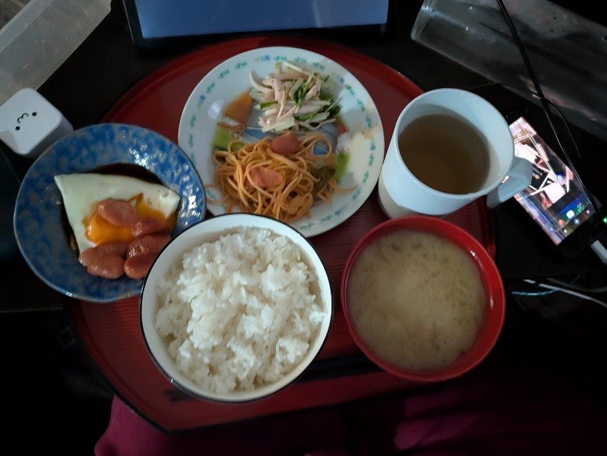 本日の朝飯