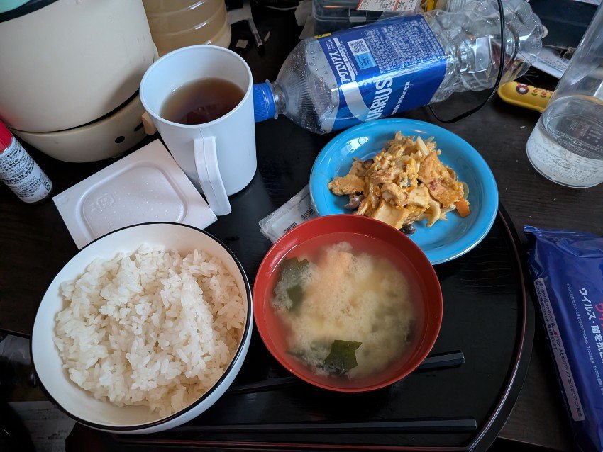 本日の朝飯