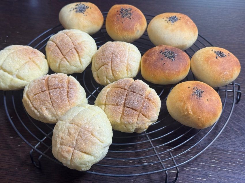 メロンパンとあんぱん