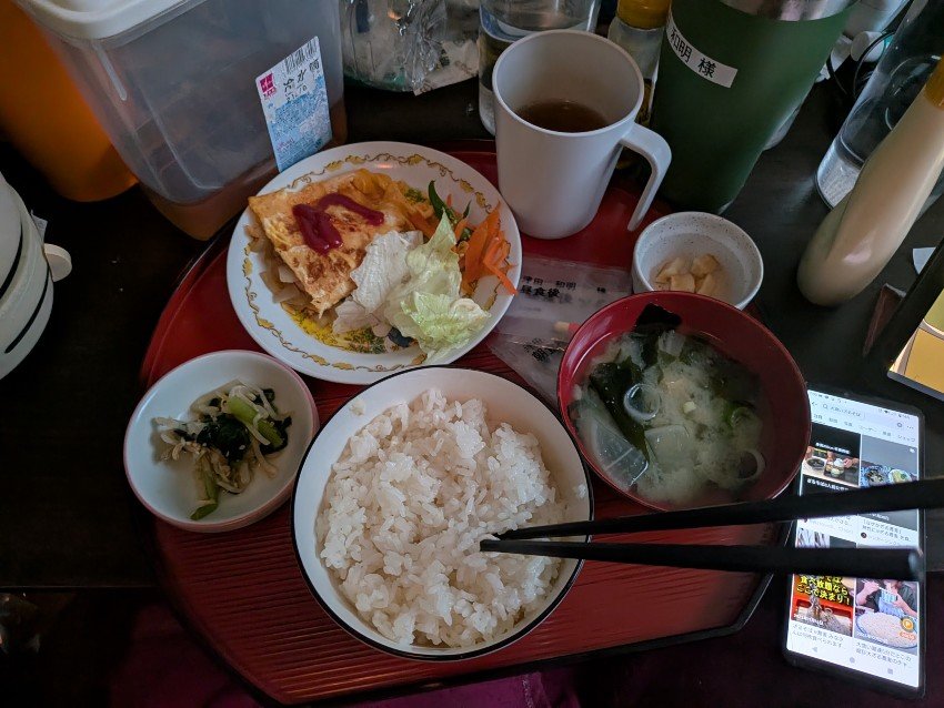 本日の朝飯
