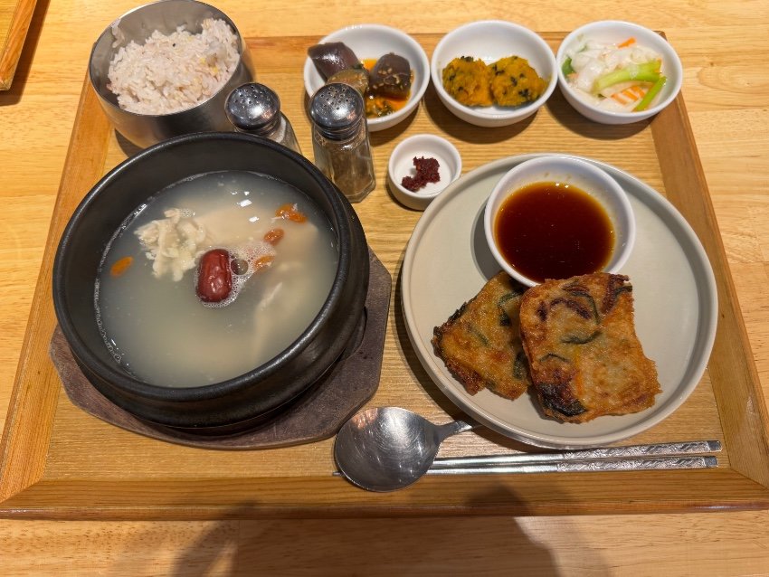 サムゲタンとチヂミ
